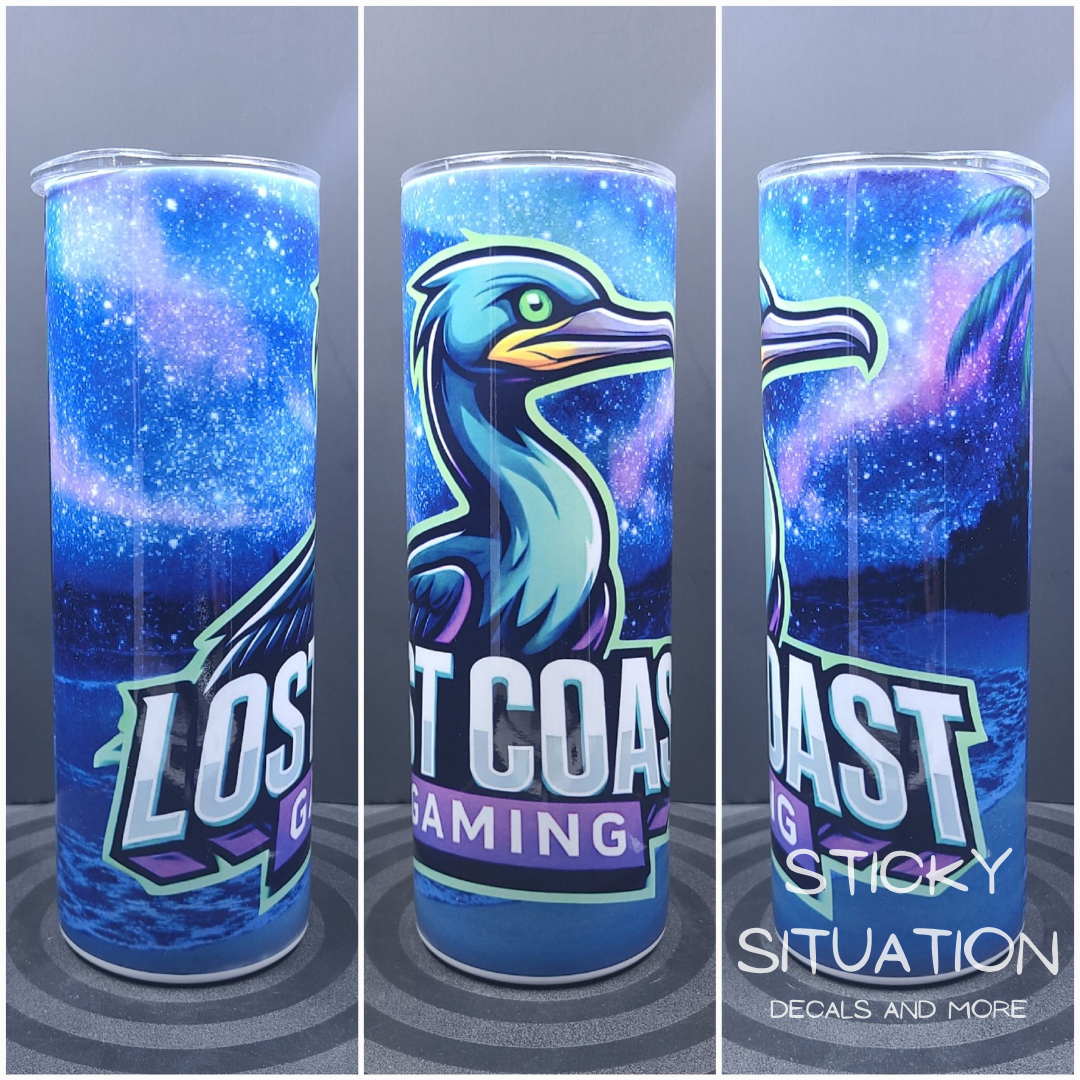 Lost Coast Gaming Logo Tumbler