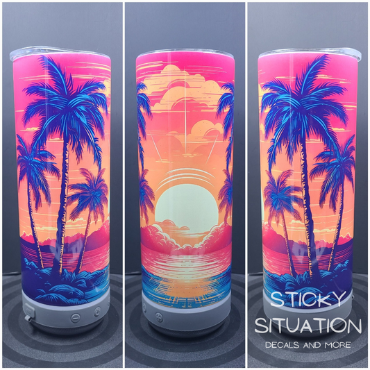 Neon Sunset Speaker